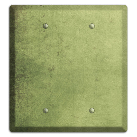 Green Smoke Vintage Grunge 2 Blank Wallplate