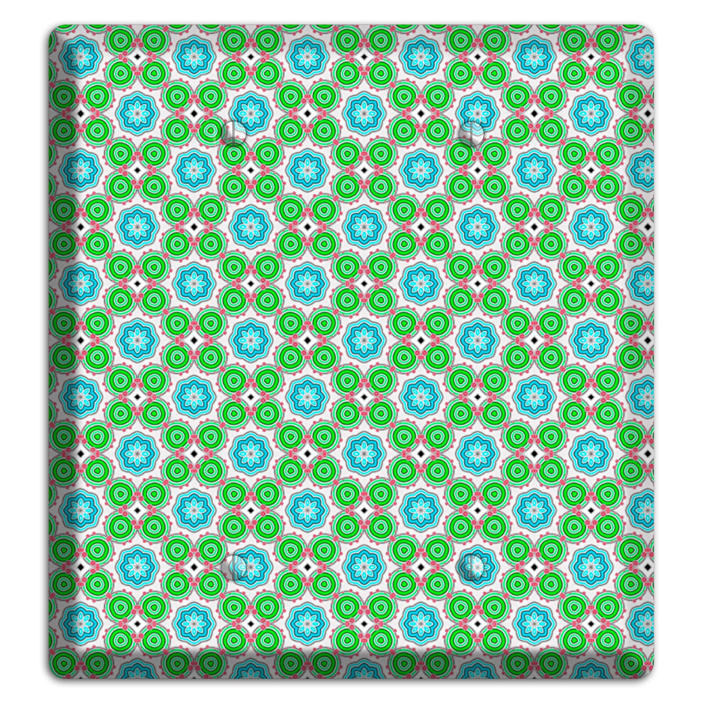 Green Foulard 5 2 Blank Wallplate