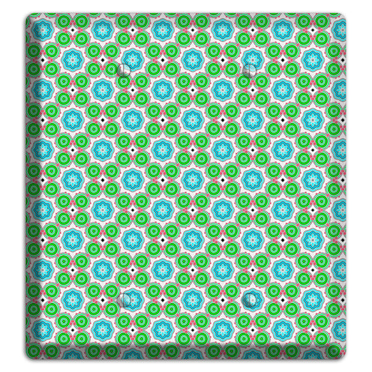 Green Foulard 5 2 Blank Wallplate