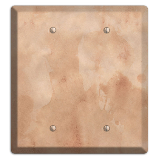 Aged Paper 1 2 Blank Wallplate