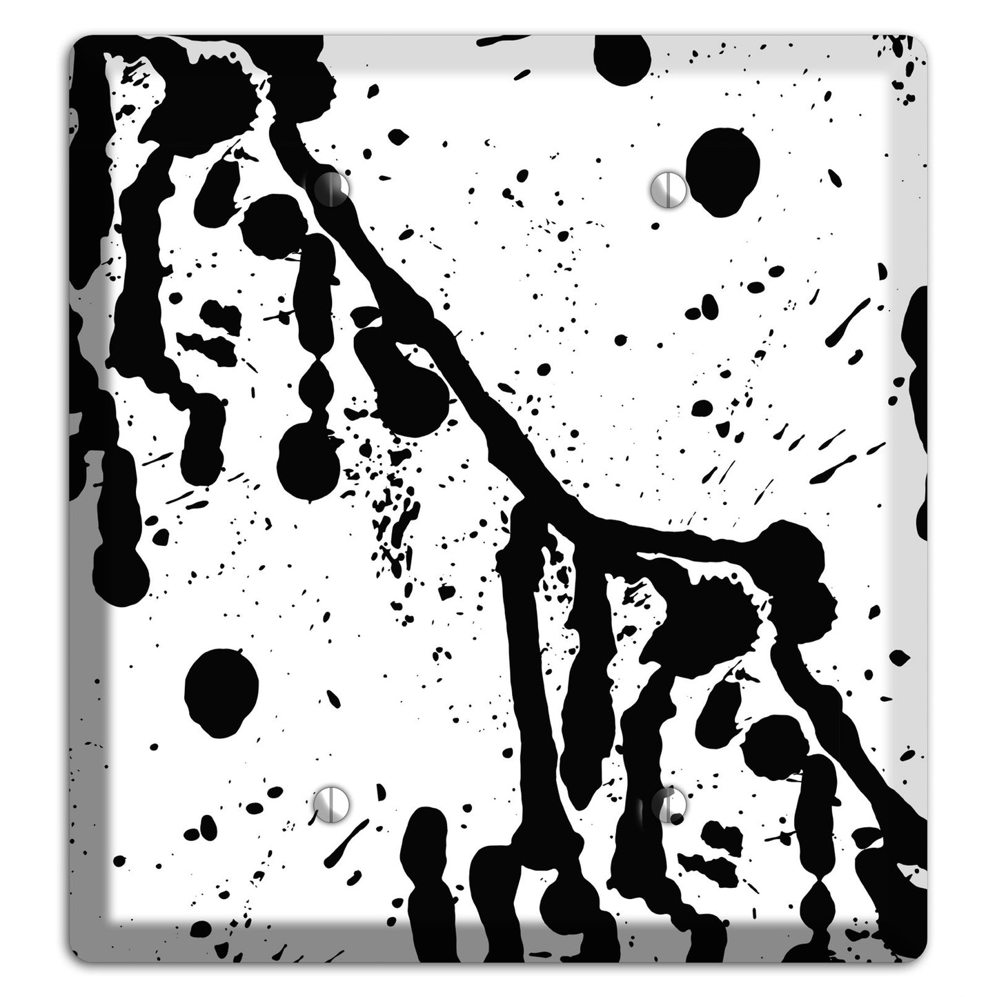 Ink Drips 10 2 Blank Wallplate