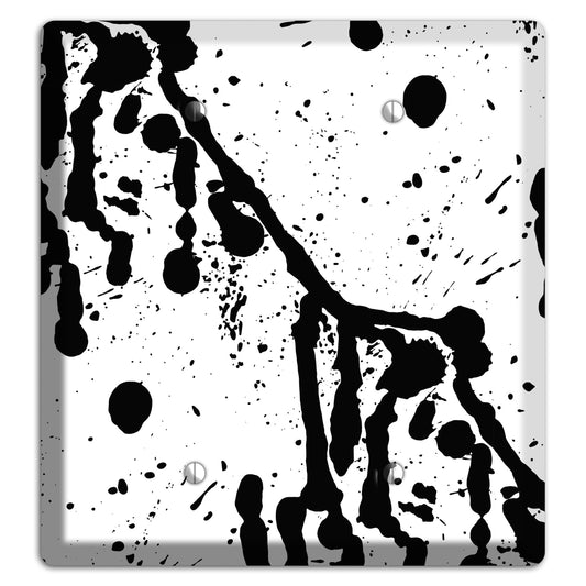 Ink Drips 10 2 Blank Wallplate