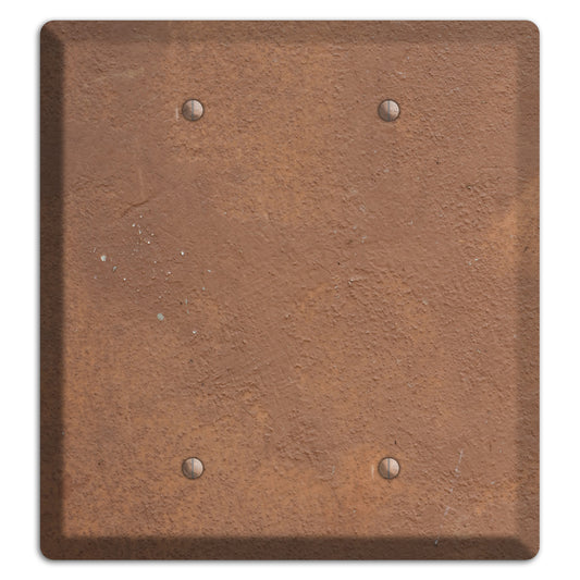 Brown Concrete 2 Blank Wallplate