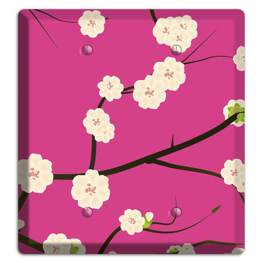 Pink Cherry Blossoms 2 2 Blank Wallplate