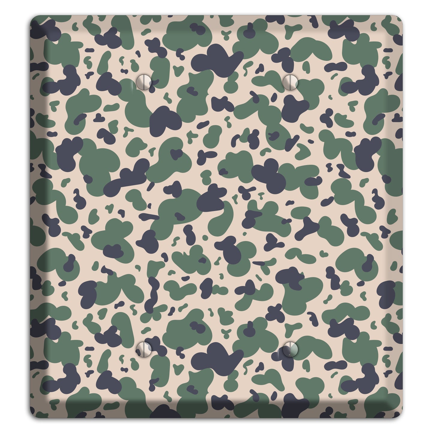 Afghanistan Blotch 2 Camo 2 Blank Wallplate