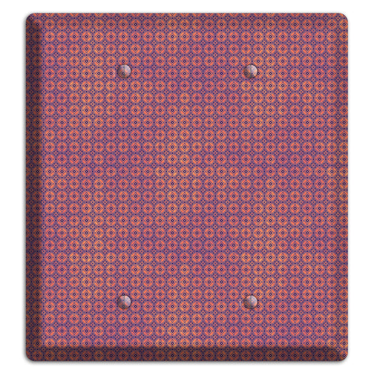 Multi Cranberry Arabesque 2 Blank Wallplate