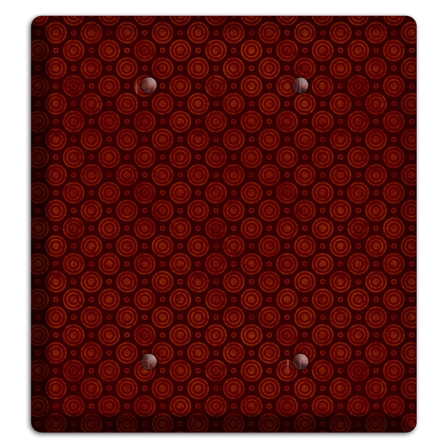 Maroon Circles 2 2 Blank Wallplate