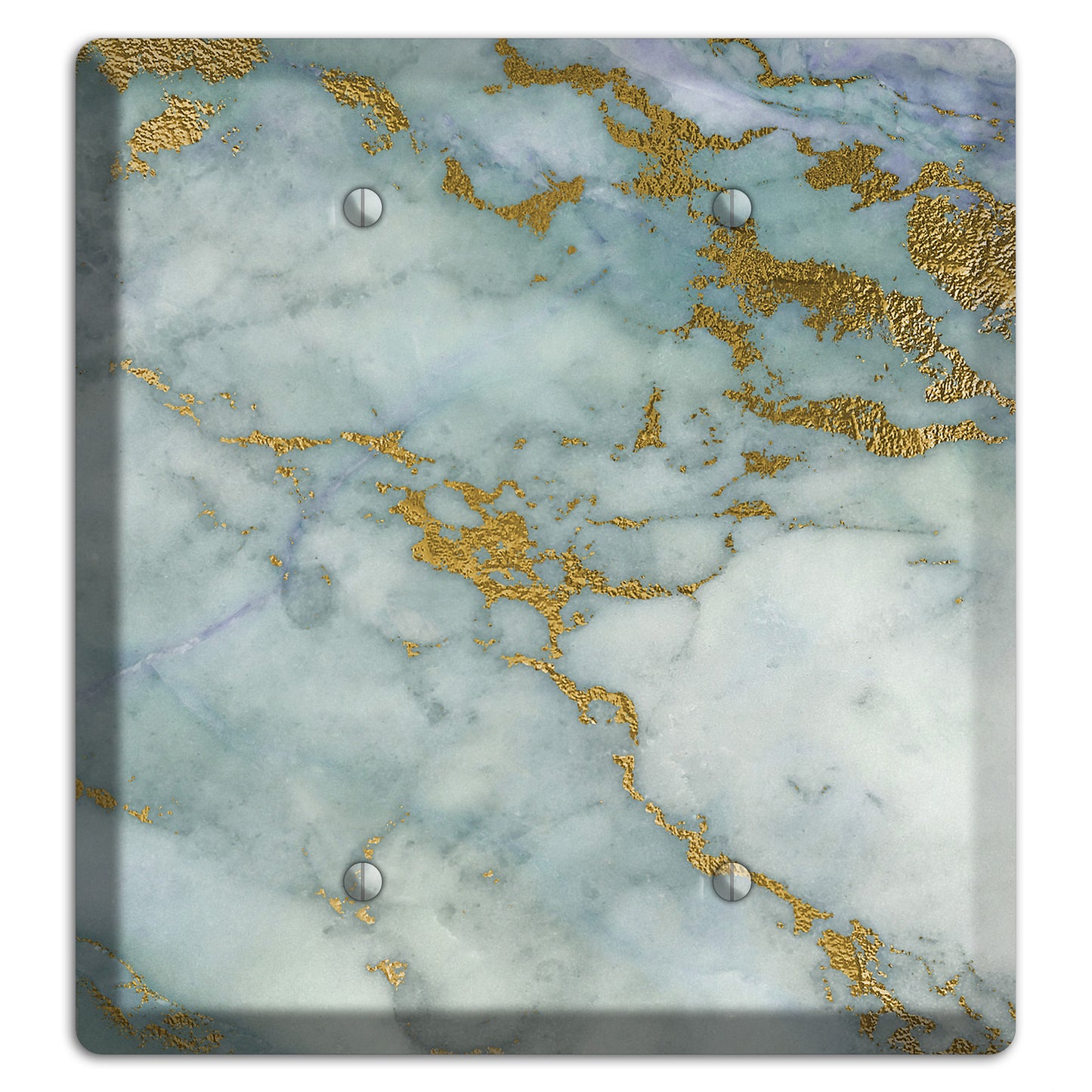 Tower Gray Marble 2 Blank Wallplate