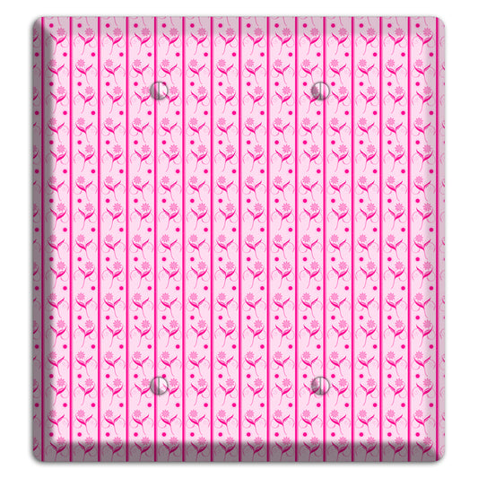 Pink Small Floral Pattern 2 Blank Wallplate