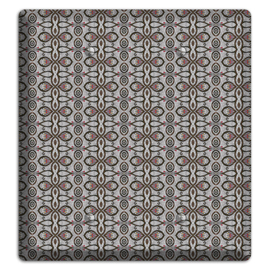 Grey Tapestry 2 Blank Wallplate