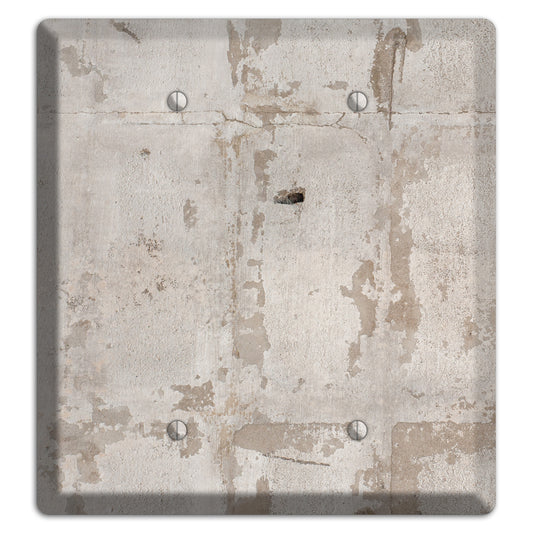 Old Concrete 4 2 Blank Wallplate