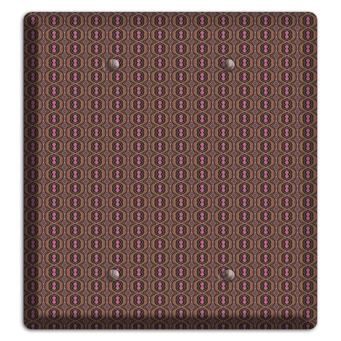 Brown Tapestry 2 Blank Wallplate