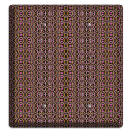 Brown Tapestry 2 Blank Wallplate