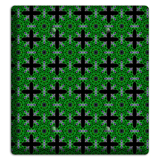 Green Foulard 3 2 Blank Wallplate