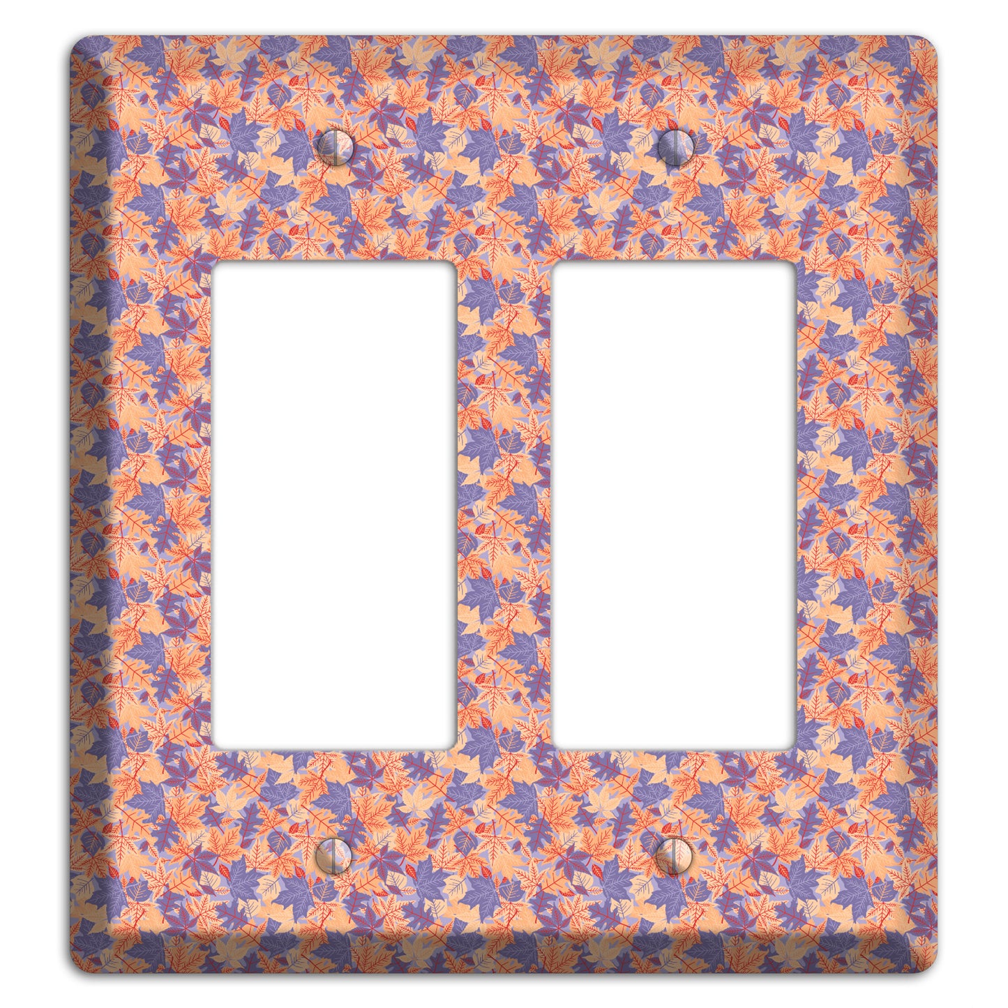 Autumn Leaves Overlay 2 Rocker Wallplate