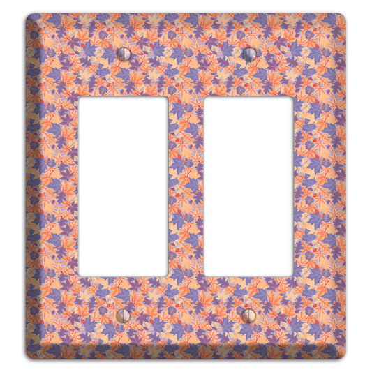 Autumn Leaves Overlay 2 Rocker Wallplate