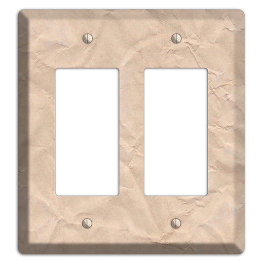 Aged Paper 5 2 Rocker Wallplate