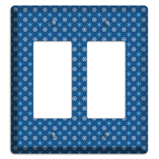 Blue Foulard 2 Rocker Wallplate