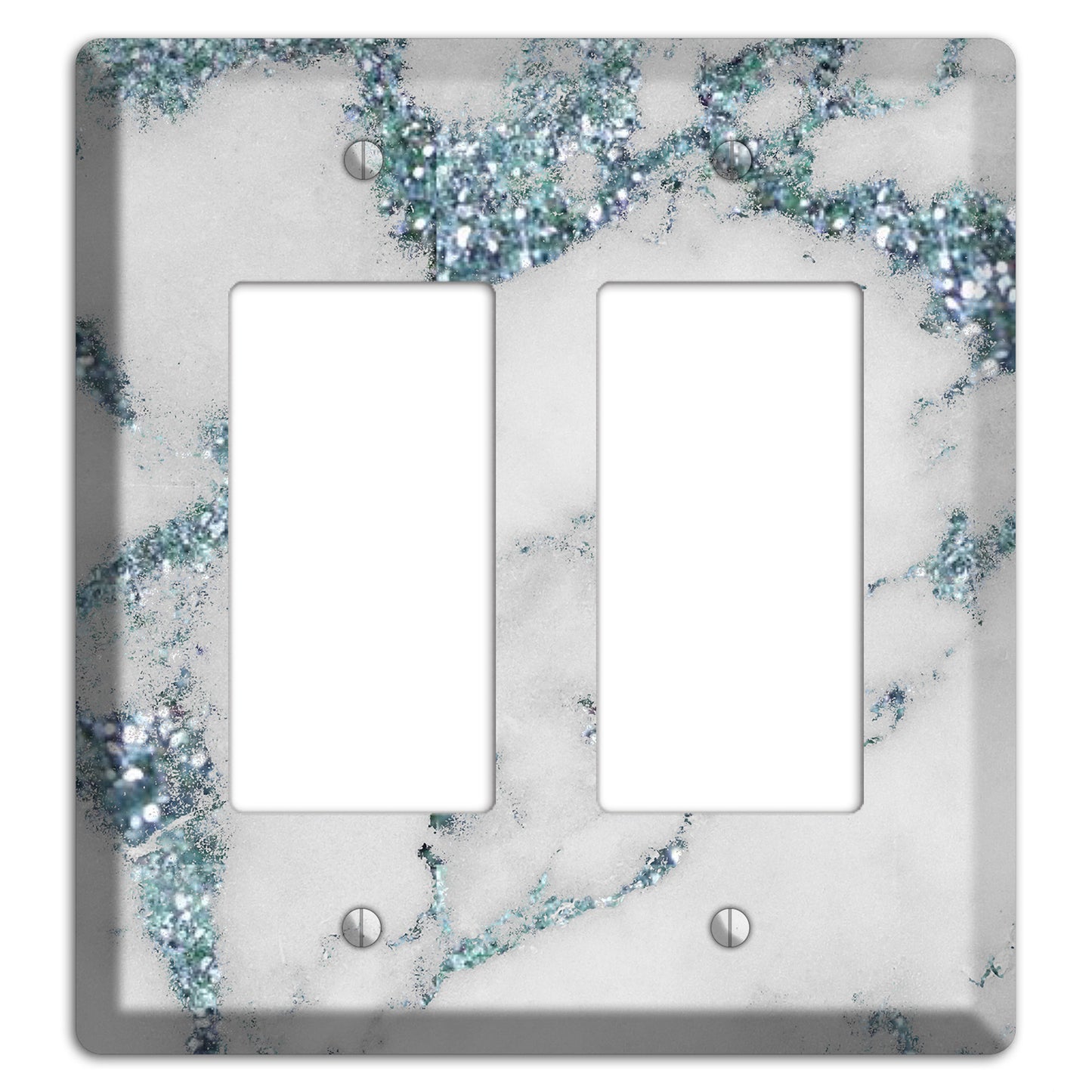 Gumbo Marble 2 Rocker Wallplate