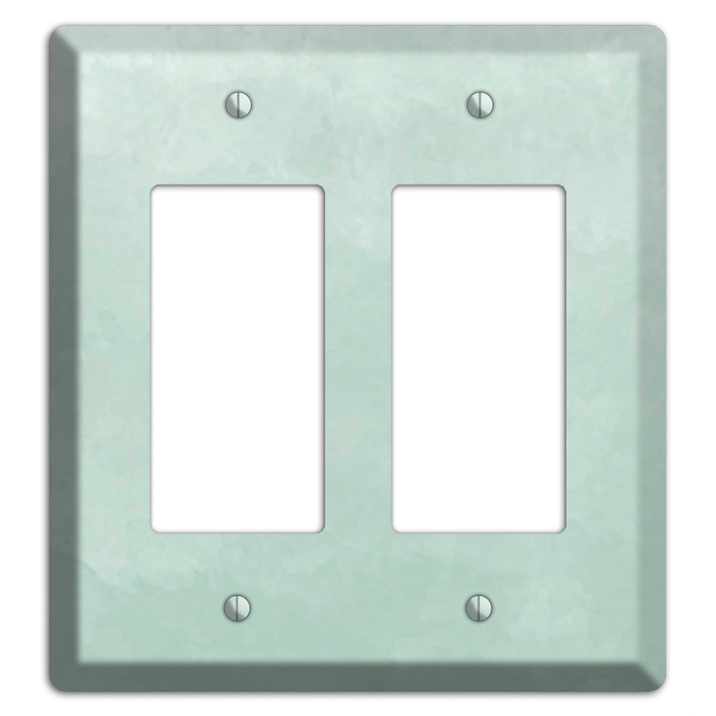 Sea Foam Green Ombre 2 Rocker Wallplate