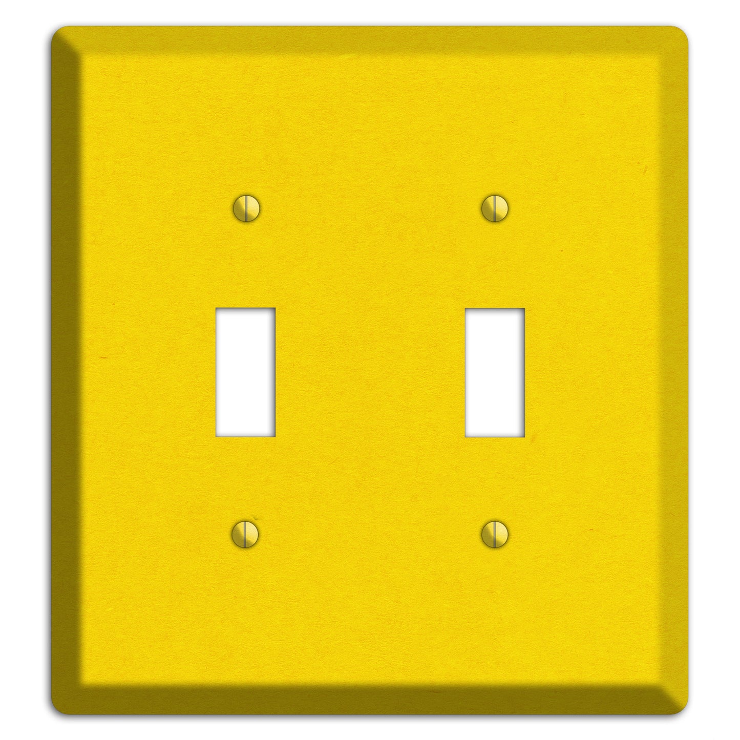 Tangerine Yellow Kraft 2 Toggle Wallplate