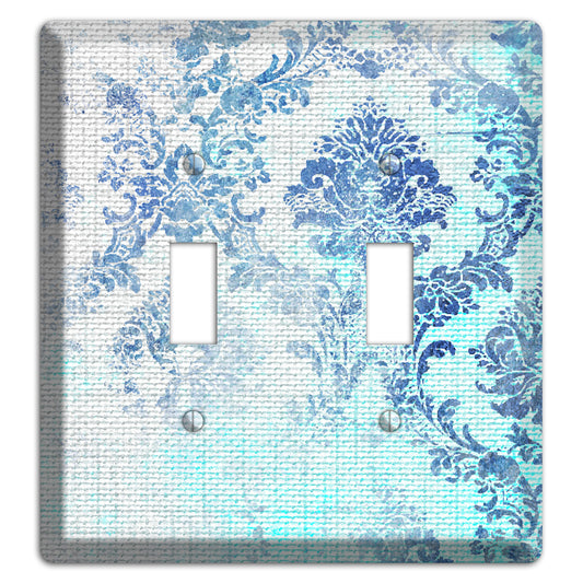 Ice Cold Whimsical Damask 2 Toggle Wallplate