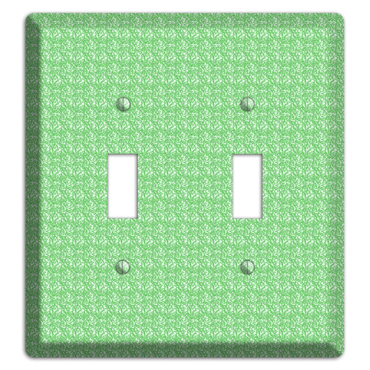 Green Pattern 2 Toggle Wallplate