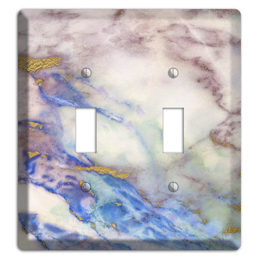 Indigo Marble 2 Toggle Wallplate