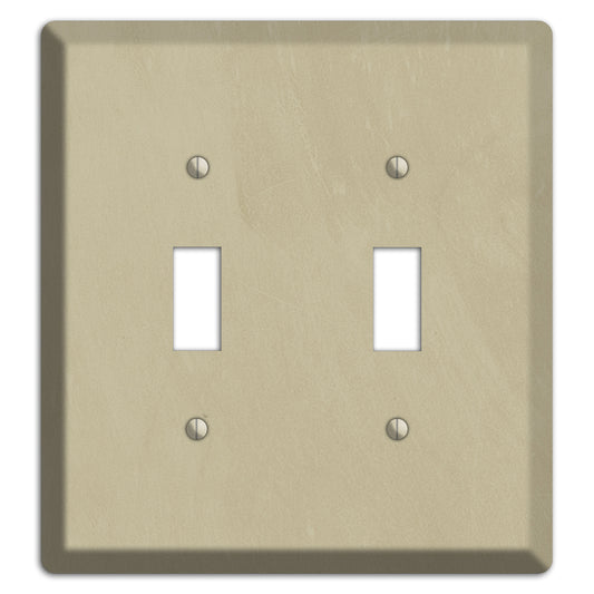 Chalk Beige 2 Toggle Wallplate