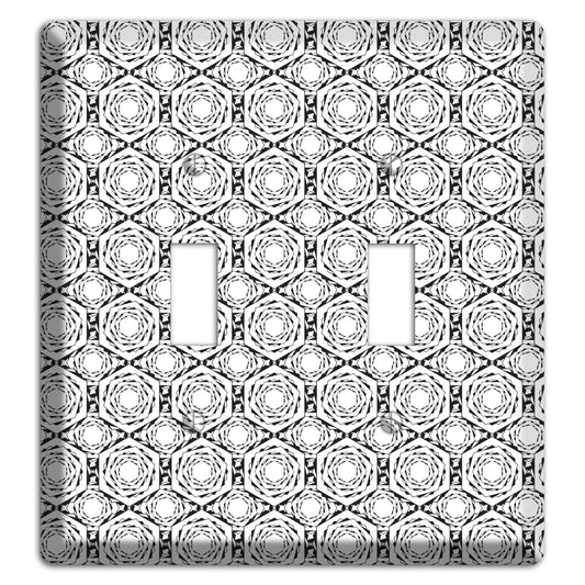 Overlay Hexagon Rotation Repeat 2 Toggle Wallplate