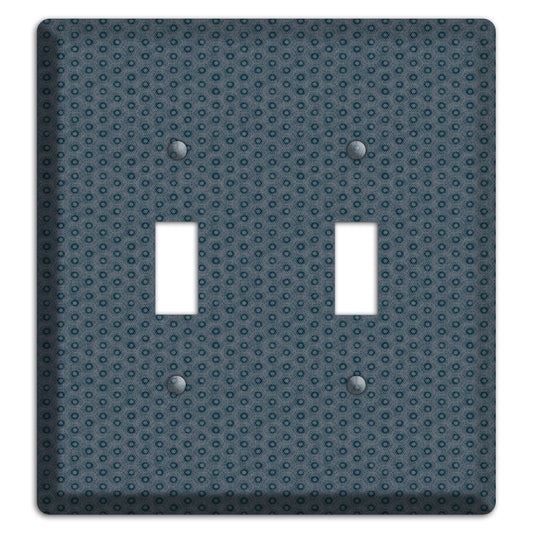 Blue Grey Foulard 2 Toggle Wallplate