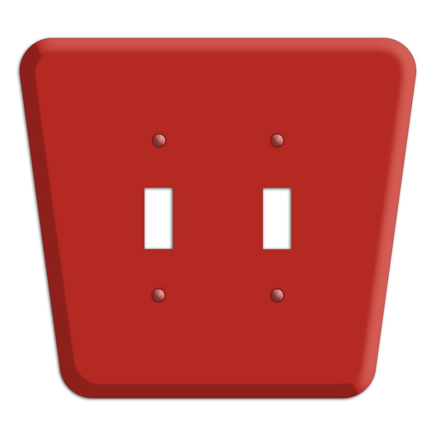 Paprika Mid-Century 2 Toggle Wallplate