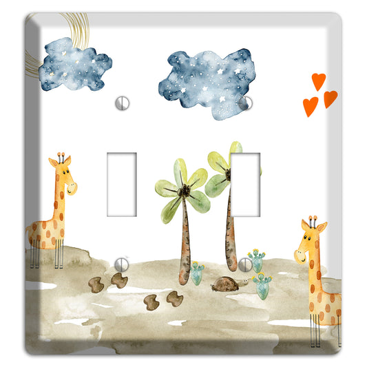 Giraffe 2 Toggle Wallplate