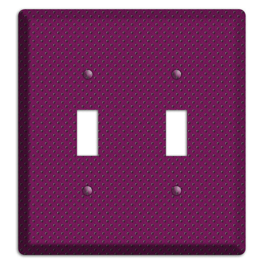 Purple Small Dots 2 Toggle Wallplate