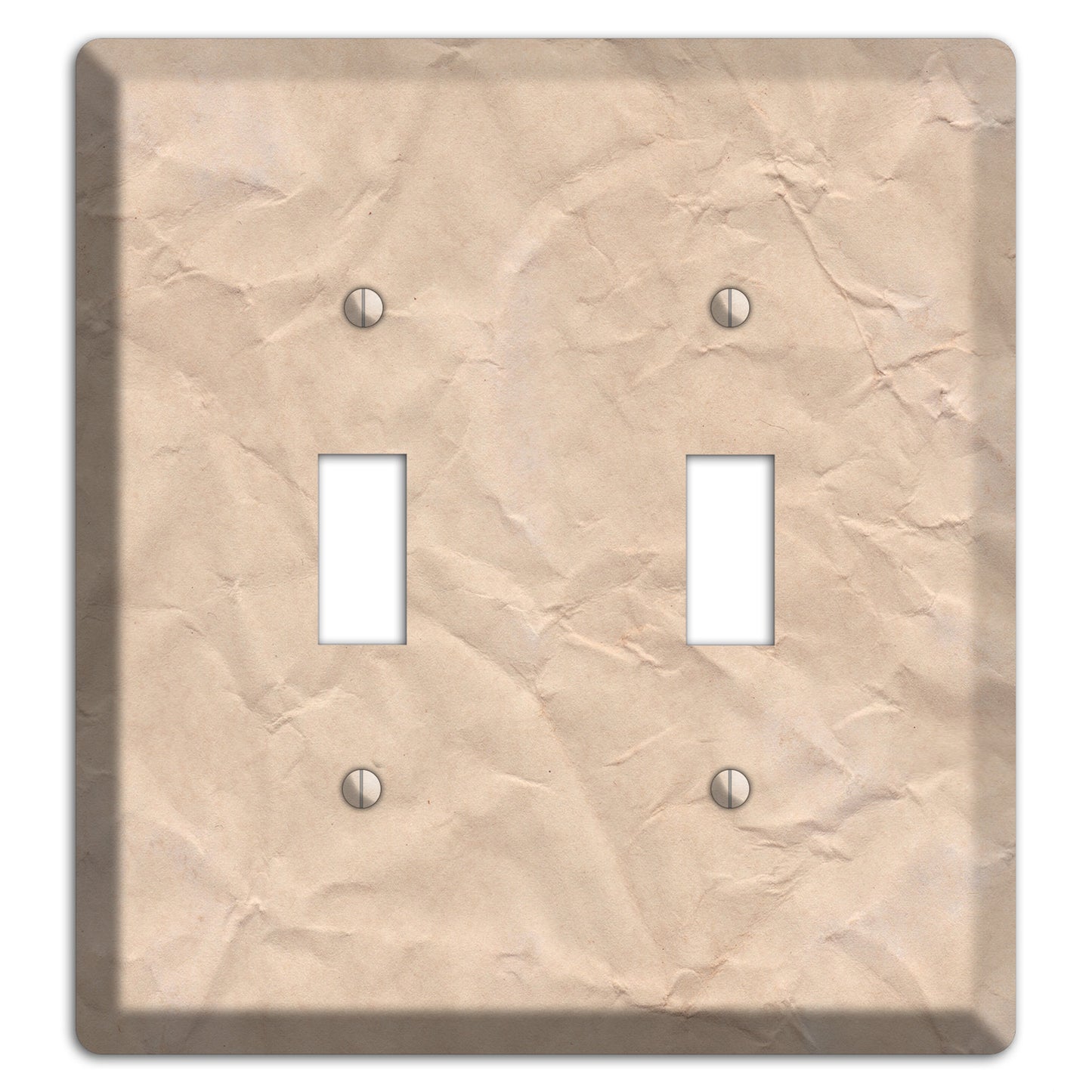 Aged Paper 5 2 Toggle Wallplate