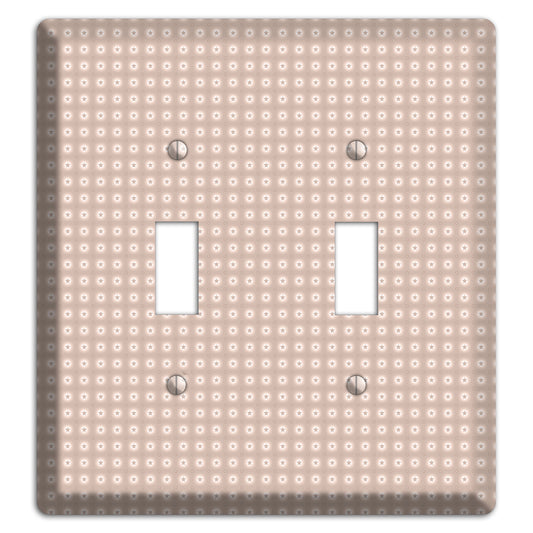 Beige with Circled Stars 2 Toggle Wallplate