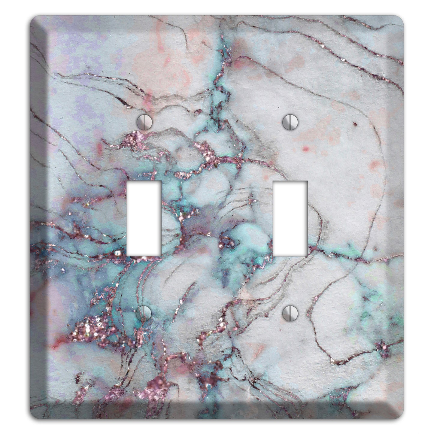 Half Baked Marble 2 Toggle Wallplate