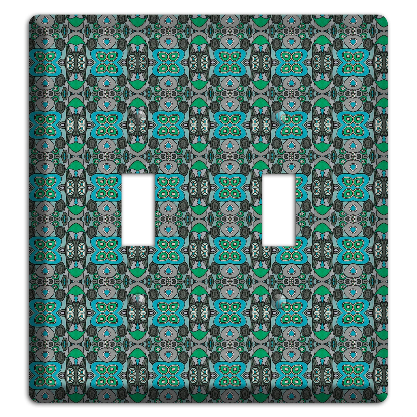 Green Tapestry 2 Toggle Wallplate