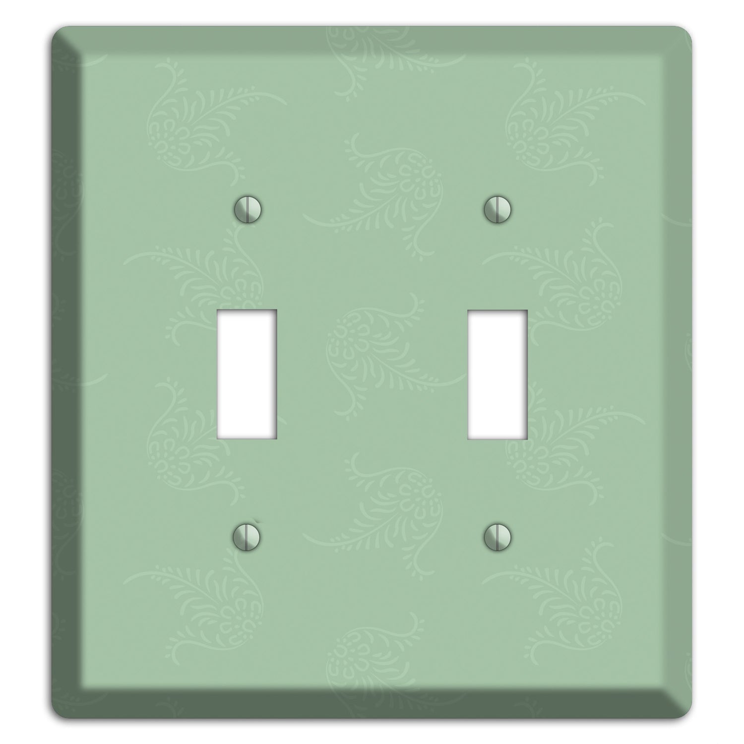 Sage Cartouche 2 Toggle Wallplate