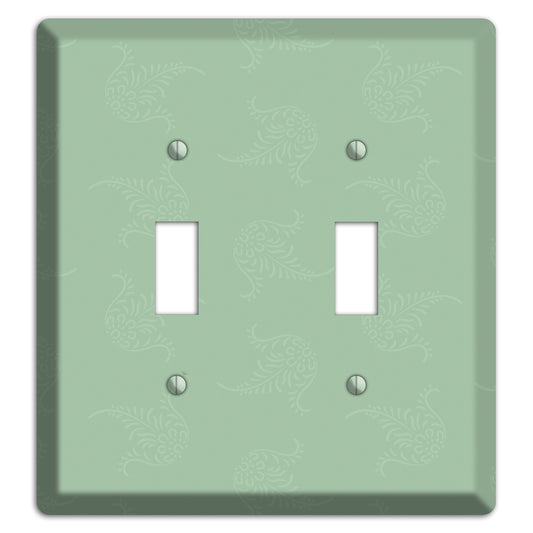 Sage Cartouche 2 Toggle Wallplate