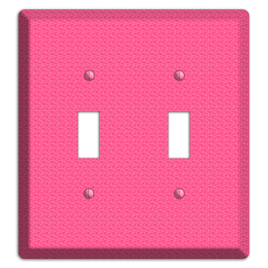 Tiny Pink Hearts 2 Toggle Wallplate