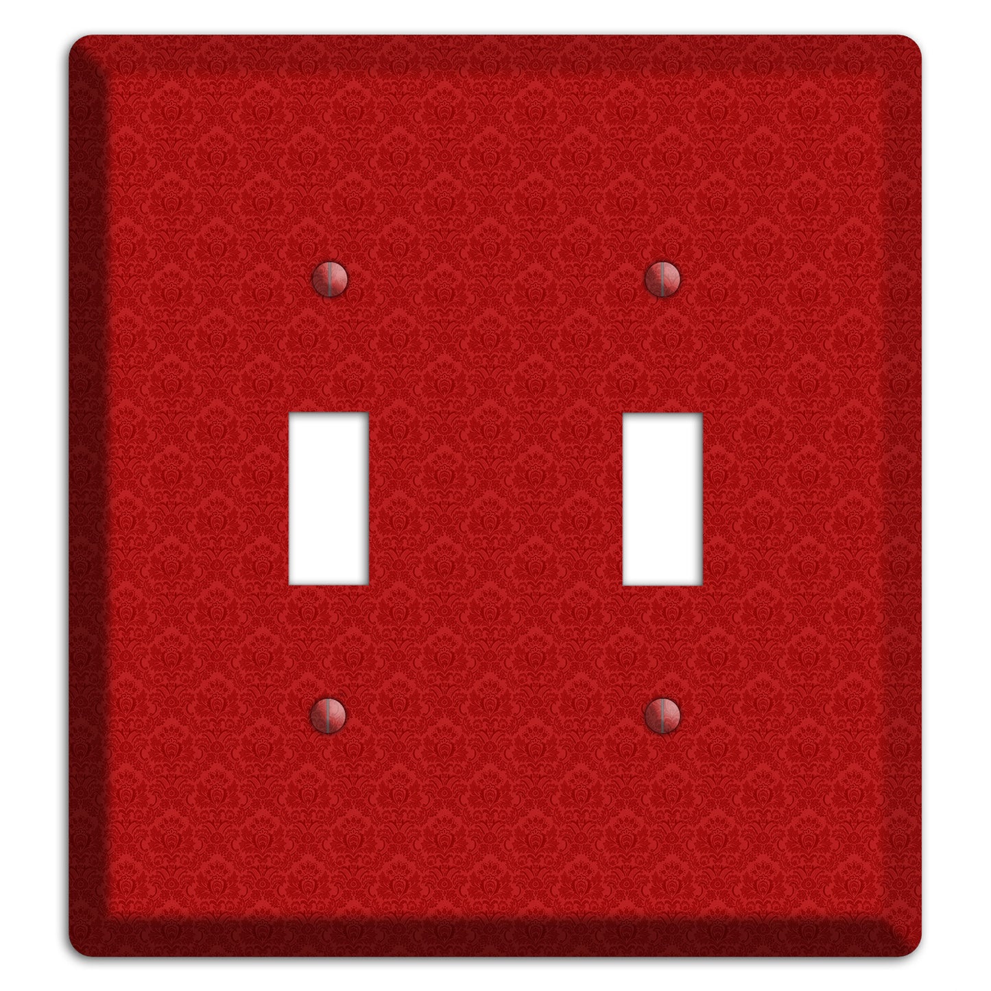 Red Cartouche 2 Toggle Wallplate