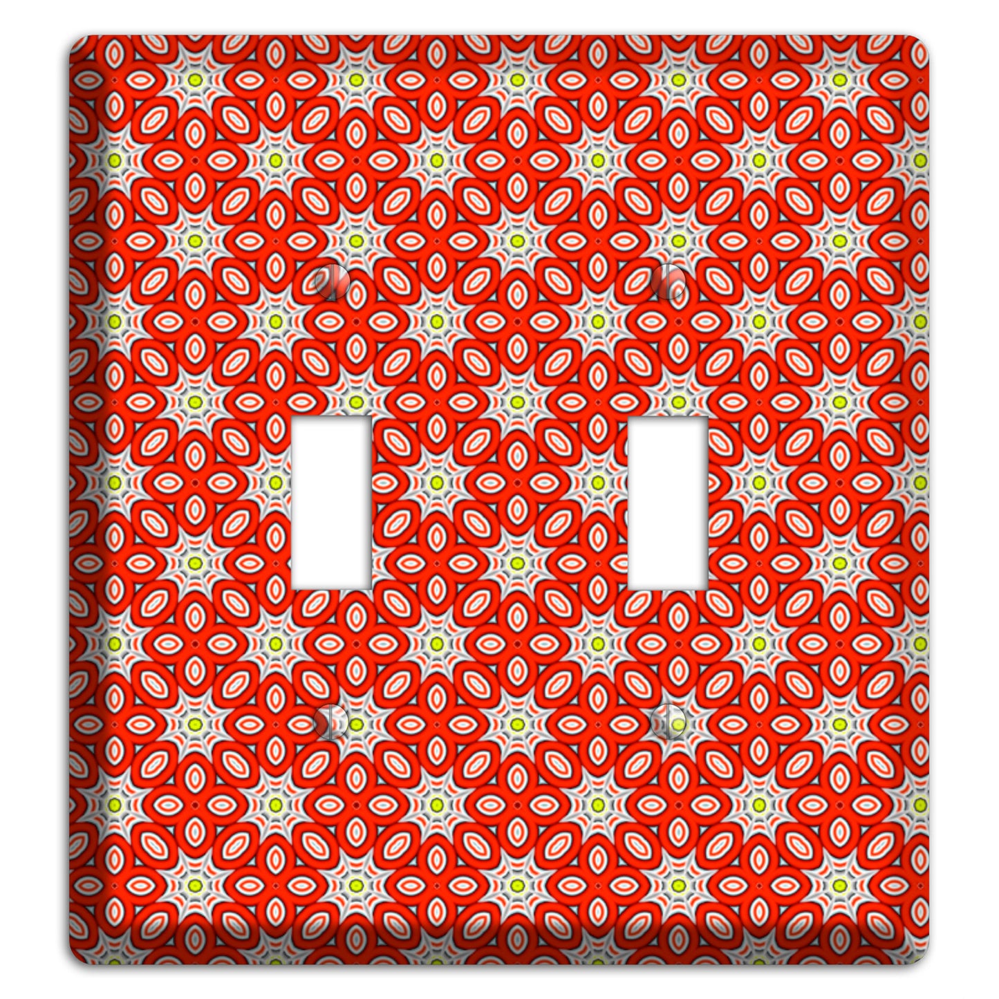 Red Foulard 2 2 Toggle Wallplate