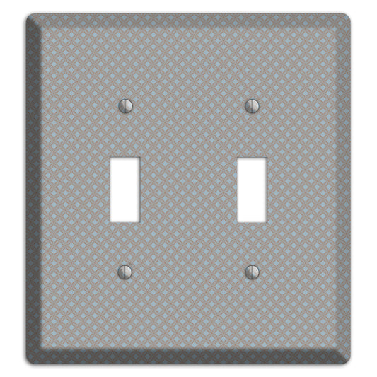 Multi Grey Lattice 2 Toggle Wallplate