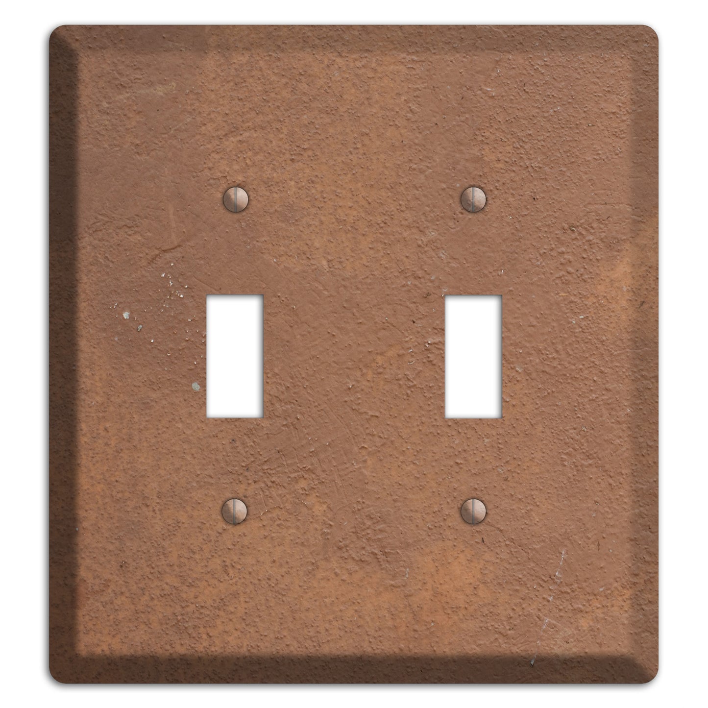 Brown Concrete 2 Toggle Wallplate