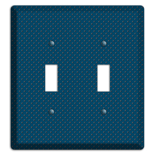 Blue Small Dots 2 Toggle Wallplate