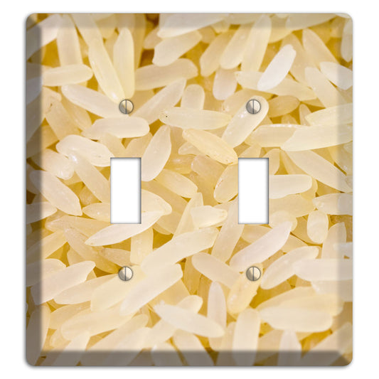 Rice 2 Toggle Wallplate