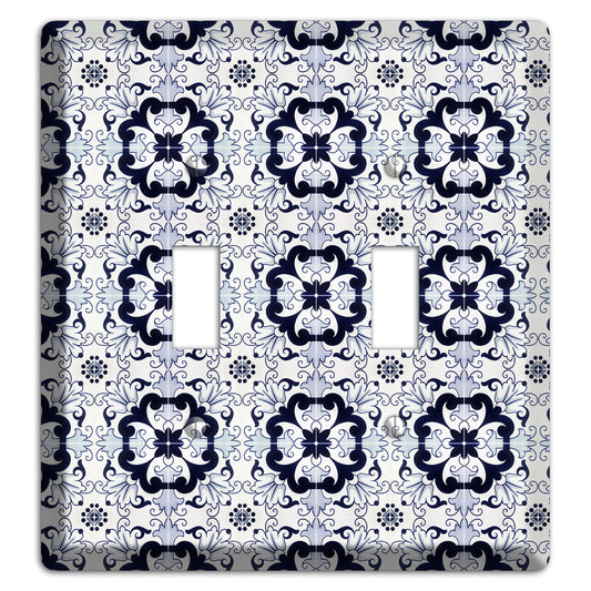 Tavira Tiles 7 2 Toggle Wallplate