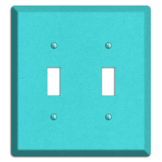 Turquoise Kraft 2 Toggle Wallplate