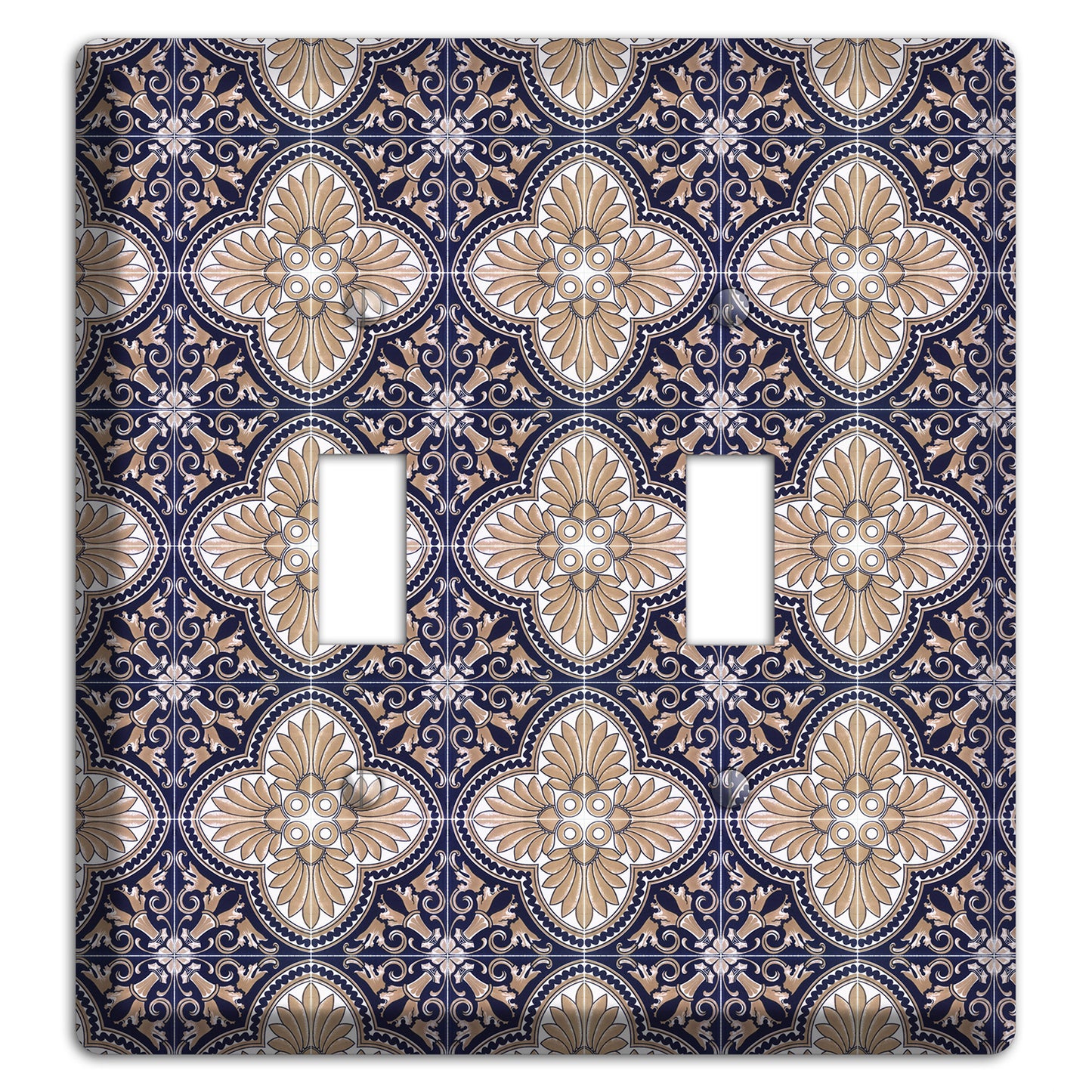 Tavira Tiles 4 2 Toggle Wallplate